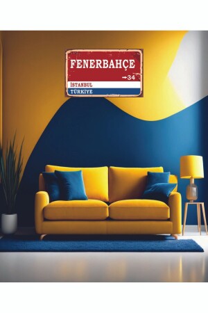 Fenerbahçe Wegweiser Retro Vintage Holz - 4