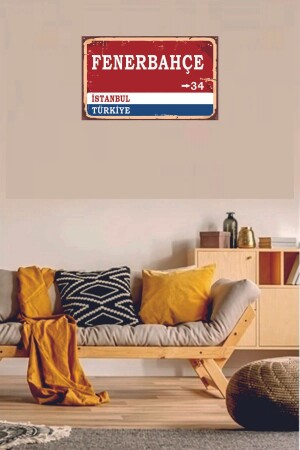 Fenerbahçe Wegweiser Retro Vintage Holz - 5