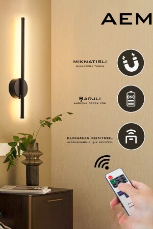Fenix ​​Rechargeable Battery Powered Sconce - Aem Aydinlatma