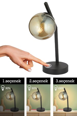 Feris Black Modern Design Adjustable Touch Living Room-Bedroom Retro Lampshade - Apliqa