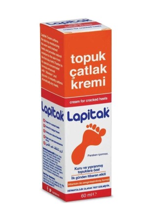 Fersenrisscreme 60 ml für trockene und beschädigte Fersen - Lapitak