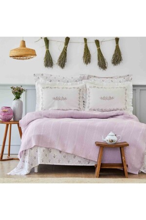 Ferula Lilac Double Ruffled Pike Set 200. 18. 01. 0400 - Karaca Home