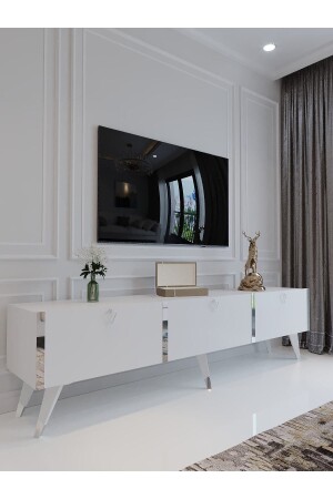 Festival TV Unit S3017-1 Bright White Minifix Connection Q3017-1 - Myniture