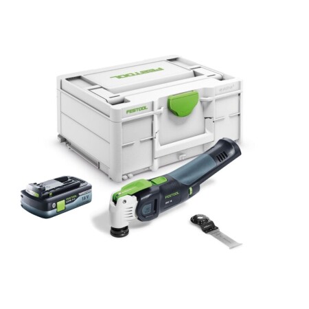 FESTOOL OSC 18 E-Basic-Promo 4.0 Ah akülü çok fonksiyonlu kesme aleti - FESTOOL