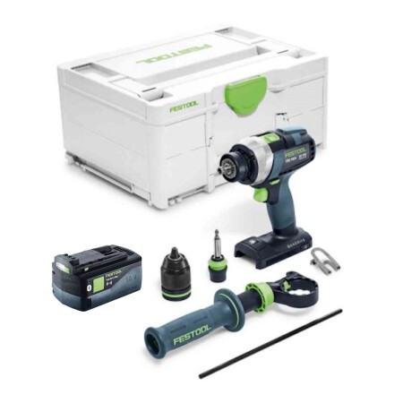 FESTOOL Quadrive TDC 18/4 I-Basic 5.0 akülü matkap/tornavida - FESTOOL