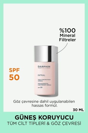 Feuchtigkeitscreme mit Lichtschutzfaktor 50 – Intral Environmental Lightweight Shield 30 ml 882381078744 10169018 - Darphin