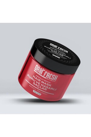 Feuchtigkeitsspendende, glanzgebende Haarmaske gegen Haarausfall für trockenes und geschädigtes Haar, 150 ml - Orbifresh