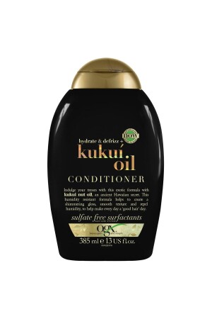 Feuchtigkeitsspendender und Anti-Frizz Kukui Oil Sulfatfreier Conditioner - Ogx