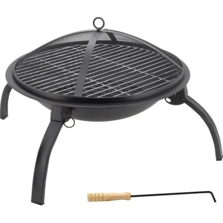 Feuerstelle mit Grill und Deckel Cattara Vesuv - Cattara