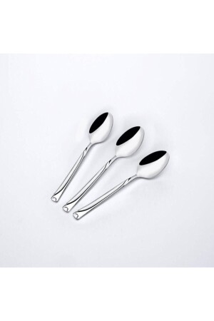 Fiesta 12 Pieces Plain Tea Spoons, 1 Dozen Plain Steel Tea Spoons 18-10 304 1. Quality 1317284 - Nehir