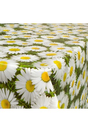 Fiesta Lined PVC Erasable Stain Resistant Non Slip Tablecloth -papatya - Blue Home