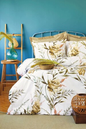 Fiji Brown Ranforce Duvet Cover Set Ck. ISS-MAM-622034 - İssimo Home