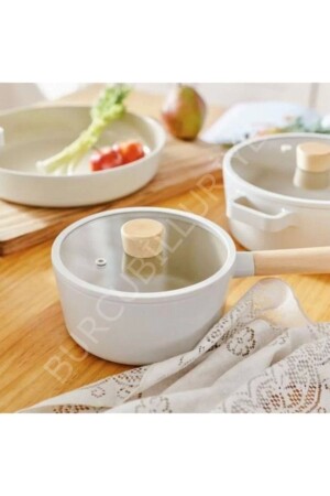 Fika 18cm Sauce Pot with Glass Lid D-NEOF218 - NEOFLAM
