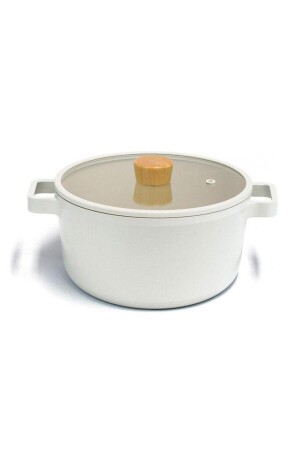 Fika 26 cm Gusseisentopf mit Glasdeckel D-neof226d INT-ANSAN2546 - NEOFLAM