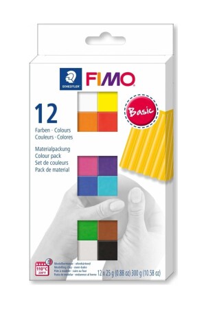 مجموعة من الطين من البوليمر الناعم من MNZ-Fimo 25 Gr - Fımo