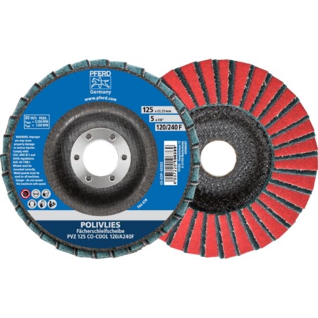 Final grinding disc PFERD PVZ 125 CO-Cool 120A/240F - Pferd