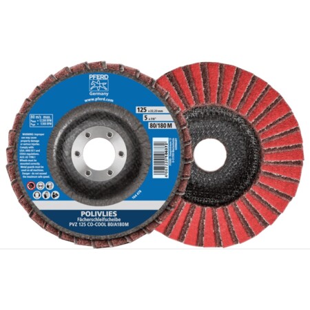 Final grinding disc PFERD PVZ 125 CO-Cool 80A/180M - Pferd