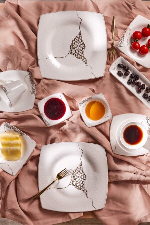 Fine Pearl Era 26 Piece Breakfast Serving Set for 6 Persons 153. 03. 08. 1115 - Karaca