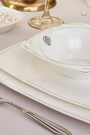 Fine Pearl Hailey 62 Piece Pearl Dinner Set 153. 03. 07. 9742 - Karaca