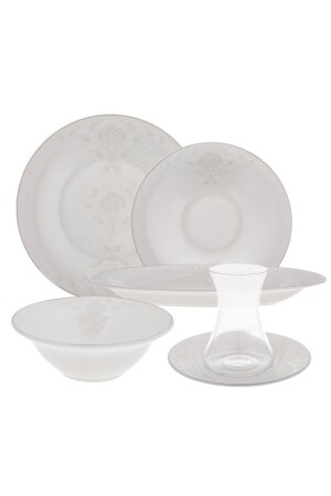 Fine Pearl New Bella 26 Piece Breakfast Set for 6 People 153. 03. 08. 1144 - Karaca