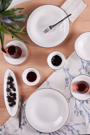 Fine Pearl New Fame 26 Piece Breakfast Serving Set for 6 Persons 153. 03. 08. 1138 - Karaca