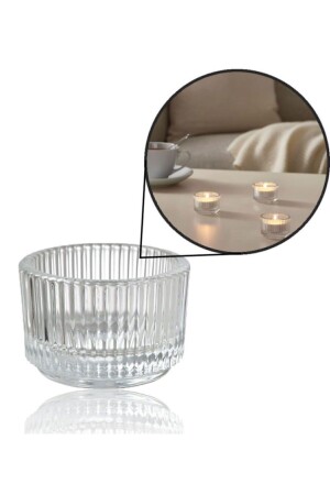 Finsmak Lantern Candle Holder Transparent Glass 3 Piece - Ikea
