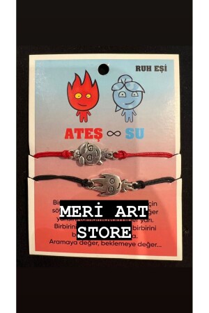 Fire And Water Bracelet Lover Bracelet Couple Friends - Meri Art Store