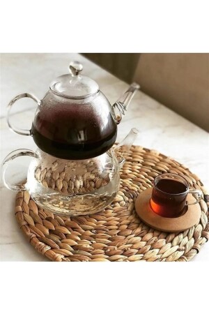 Fire Resistant Borasilicate Glass Teapot Straight Model kbr-bb9101252 - morponi