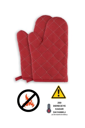 Fireproof and Heat Resistant Oven Gloves (2 GLOVES) - Sevilya