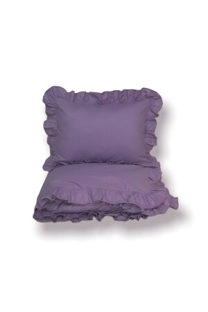 Fırfırlı Nevresim Takımı Lilac Bebek rffld001 - MundoLindo