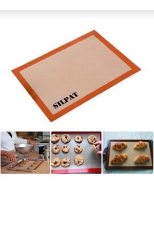 Fırınlanabilir Kendinden Yağlı Silikon Pişirme Matı-hamur Açma Matı 30x40 40X60silpat - Metalay