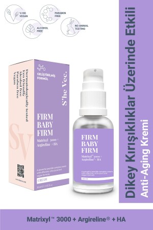 FIRM BABY FIRM - Moisturizing, Repairing, Anti-Aging Peptide Containing Skin Care Cream (30 ml) SH-2107 - SHE VEC