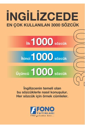 First 3000 Words of English - Fono Yayınları