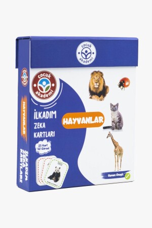 First Step Intelligence Card Animals - Çocuk Akademi