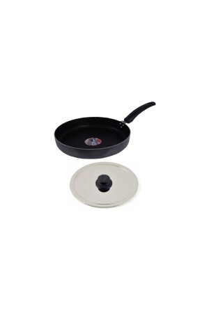Fisch-Phyllo-Gebäck-Grill-Fladenbrotpfanne mit 32 cm Stahldeckel KBTK32 - KILIÇ