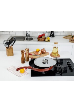 Fischpfanne Titan Granit 32 cm GR-BT32 - Taç