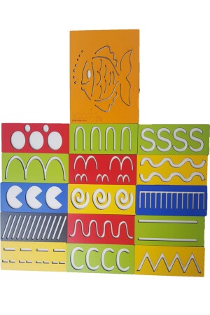Fish Hand Muscle Development Writing Line Exercise Exercises Children's Game Toy - Woodylife