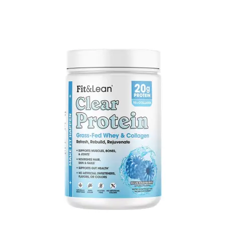 Fit & Lean Clear Protein (474 g, Blue Raspberry) - Fit & Lean