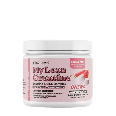 Fit & Lean My Lean Creatine (120 Chewables, Watermelon) - Fit & Lean