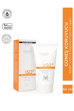 Fitalive 50 Spf Güneş Kremi - 50 ml - Fit & Alive