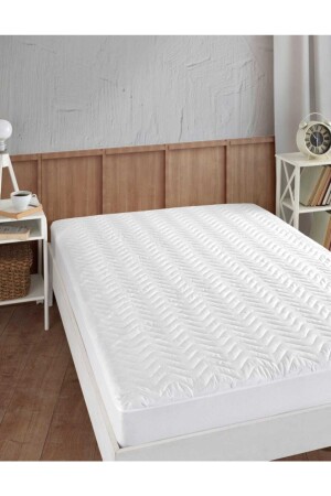 Fitted Quilted Water Liquid Proof Mattress Protector Mattress Protector (10 Different Sizes) MHT-ALEZ-4 - MODELHOME