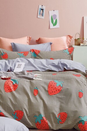Fitted Sheets Duvet Cover Set Double CHİLEK TYCX2PPF7N169713395814346 - İQON