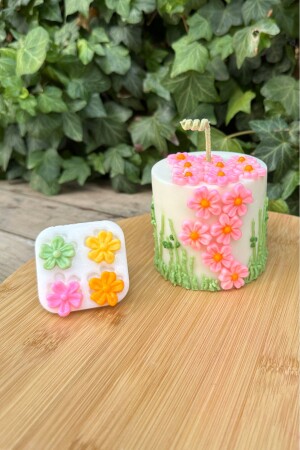 Five Leaf Clover Flower Quadruple Candle Mold (SILICONE) (1 PIECE) - Rufusconcept