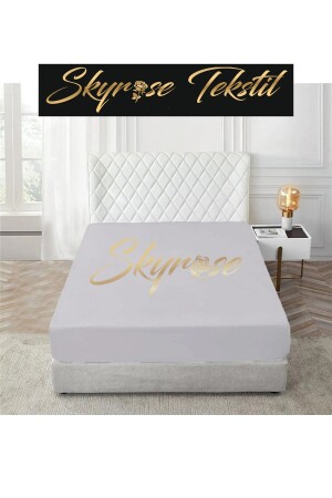 Flaches elastisches Bettlaken-Set für King-Size-Betten – Hotel-Bettlaken-Set – elastisches King-Size-Bettlaken - Skyrose