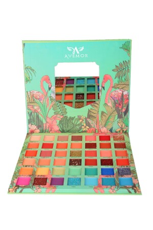Flamingo Holiday 42 Color Eyeshadow Palette - Avemor