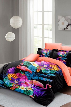 Flamingo III 3d Double Duvet Cover Set monohome8874 - Monohome
