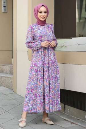 Flamini Blue Dress - Gizce