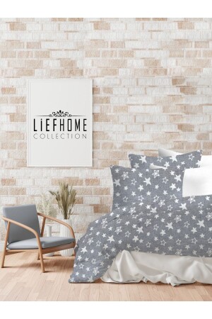 مجموعة غطاء ملابس مزدوجة من ألياف فلانيل . 26545V50 - Lief Home