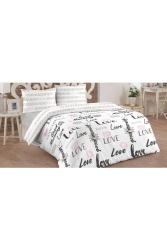 Flanell-Bettbezug-Set, 100 % Bio-Baumwolle, Jessica NVRHSK004 - Elfin