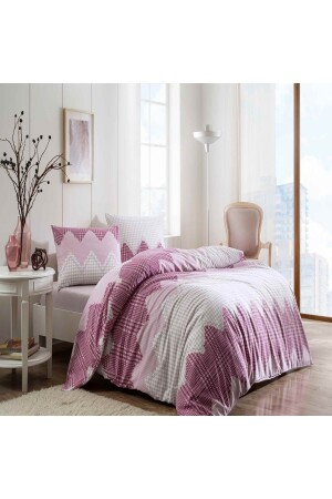 Flannel (flannel) Cotton Gael Plum Double Duvet Cover Set (new Season) 1000045067001 - Taç